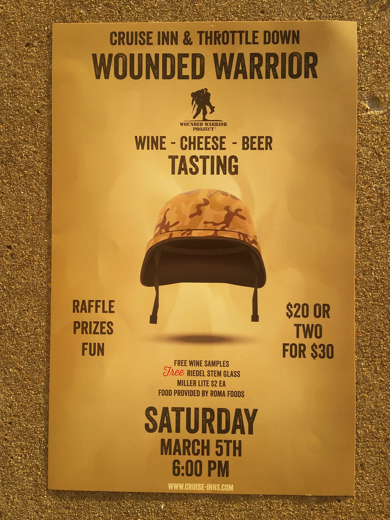 Wounded Warrior Benefit at Throttle Down Tavern - Kimberling City, MO